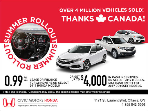 Honda's Summer Rollout Event