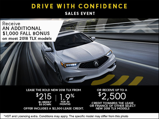 Save on the All-New 2018 Acura TLX Today!