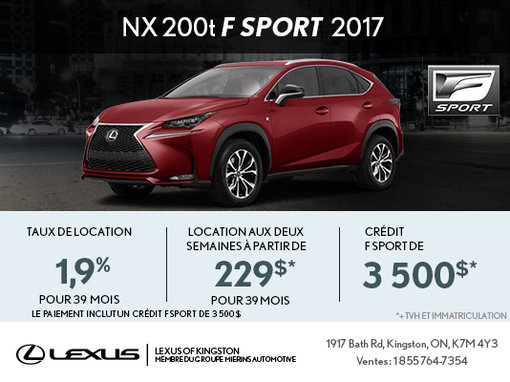 Lexus discount coupons