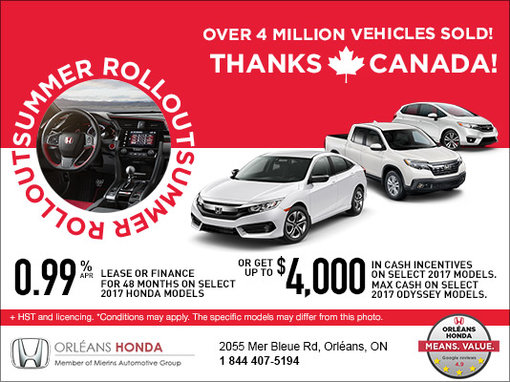 Honda's Summer Rollout Event