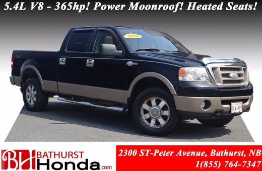 Used 2006 Ford F 150 King Ranch At Edmundston Honda 17445a