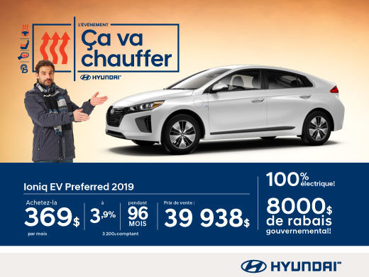 l’événement ÇA VA CHAUFFER chez Hyundai avec l'Ioniq 2019