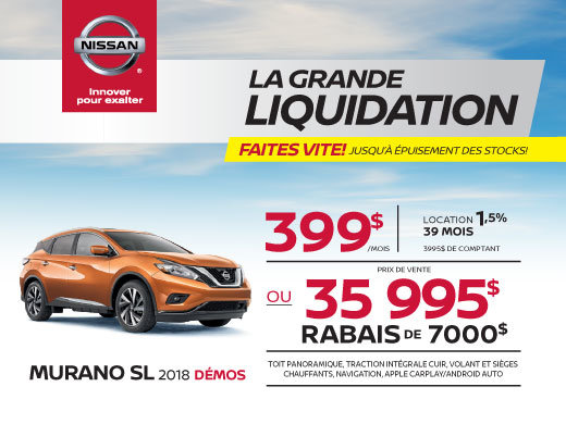 MURANO SL 2018 démos