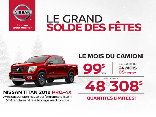 Le Titan PRO 4-X Cabine double 2018