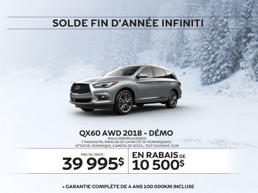 QX60 AWD 2018 Démo