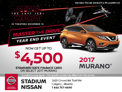 Save on the 2017 Nissan Murano!