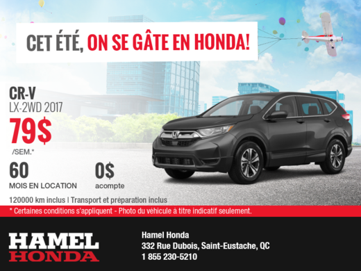 Louez la Honda CR-V 2017