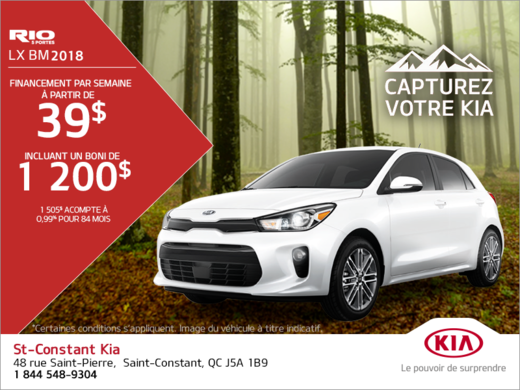 La Kia Rio 5 portes 2018