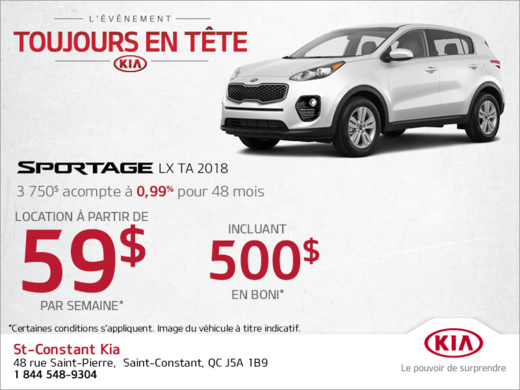 Le Kia Sportage 2018