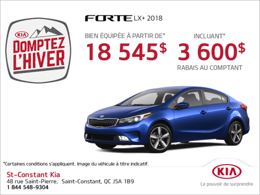 La Kia Forte 2018!