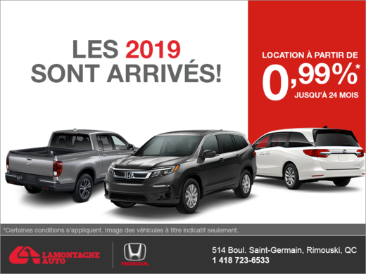 La grande liquidation 2018 de Honda!