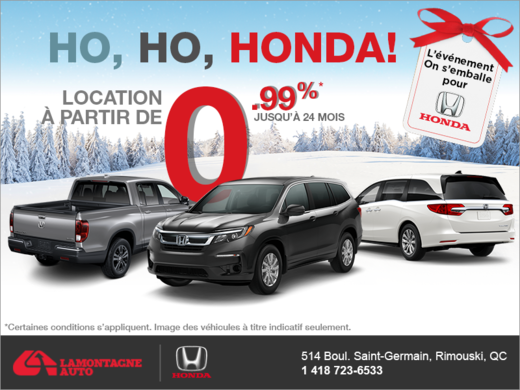 Ho, Ho, Honda!