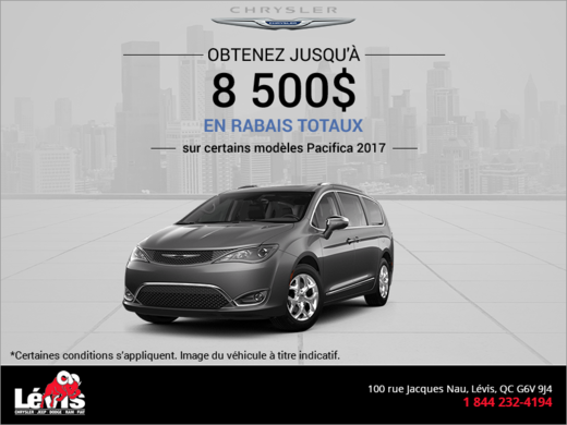 La vente mensuelle de Chrysler