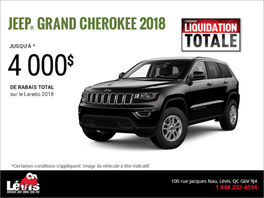 Conduisez un Jeep Grand Cherokee 2018