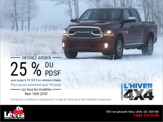 L'événement l'hiver en 4X4