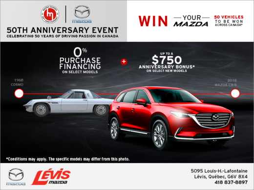 Mazda's 50th anniversary event!