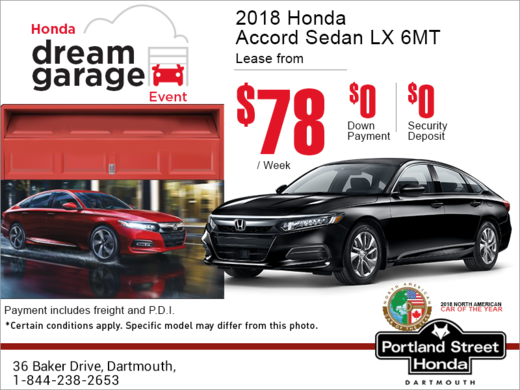 Lease the 2018 Honda Accord Sedan!