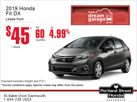 Lease the 2019 Honda Fit!