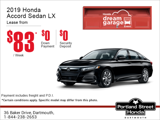 Lease the 2019 Honda Accord Sedan!