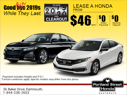 The Honda 2019 Model Clearout Event!