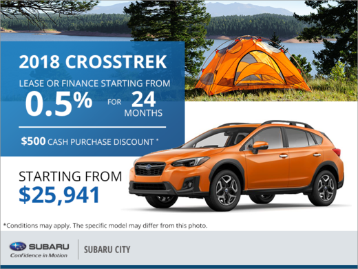 Get the 2018 Subaru Crosstrek Today!
