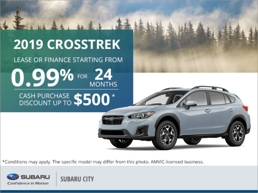 Get the 2019 Subaru Crosstrek Today!