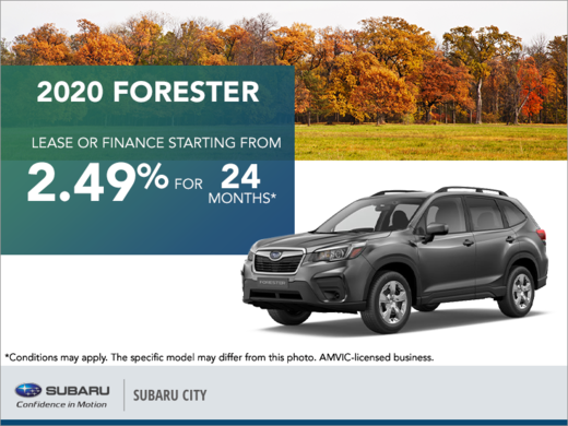 Get the 2020 Subaru Forester Today!