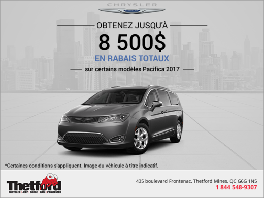 La vente mensuelle de Chrysler