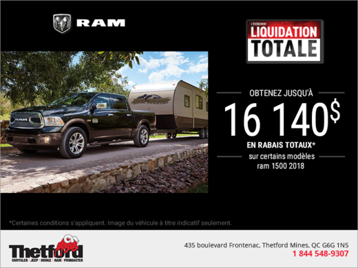 L'événement liquidation totale de RAM