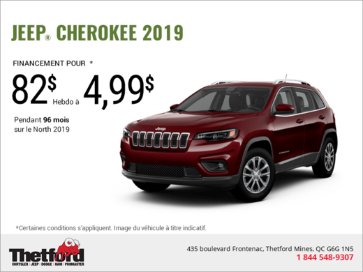 Conduisez un Jeep Cherokee 2019