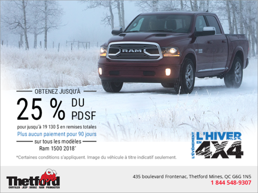L'événement l'hiver en 4X4