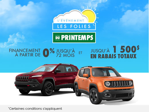 L'événement les folies du printemps Jeep