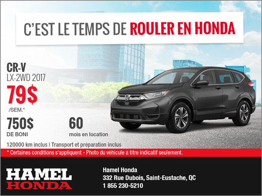 Louez le Honda CR-V 2017