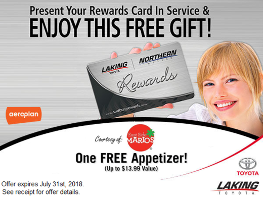 Swipe Your Rewards Card for FREE GIFT!