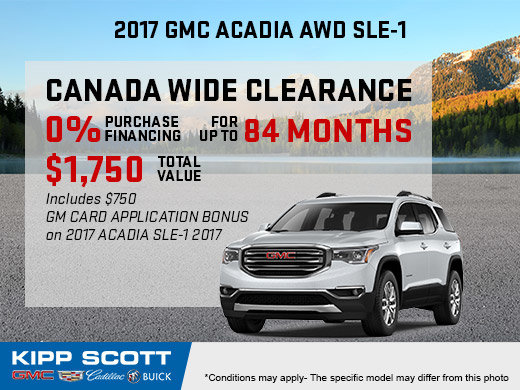 Save Big on the 2017 GMC Acadia