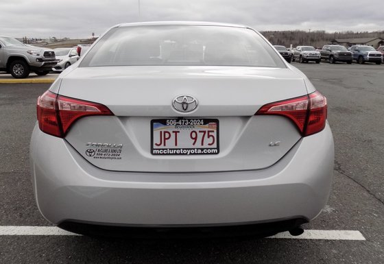 Used 2018 Toyota Corolla Le Winter Tires Included In Grand Falls