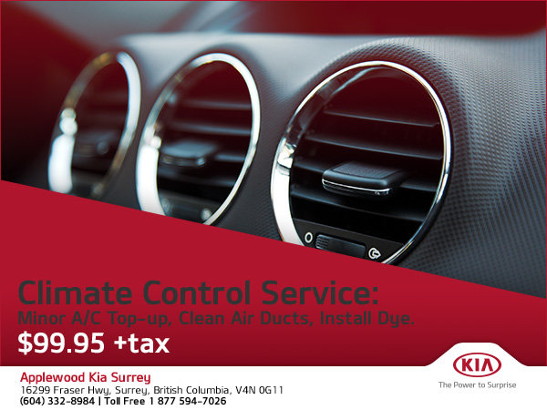 Save on Climate Control Service!