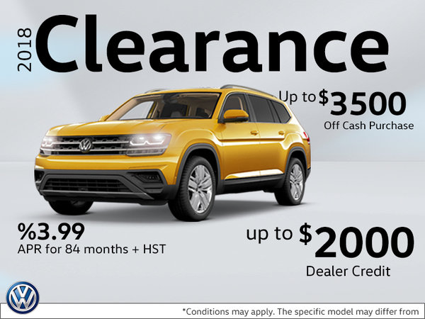 2018 Atlas Clearance Special