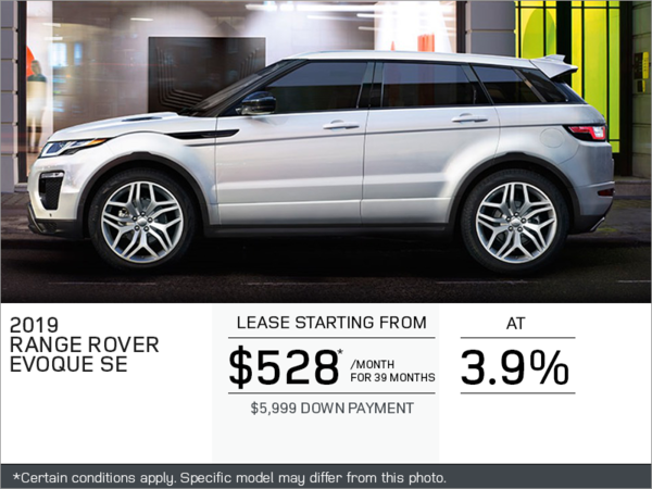 The 2019 Range Rover Evoque SE