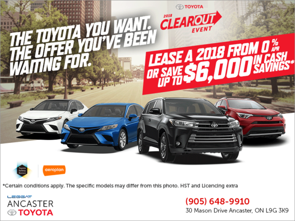 Toyota 2018 monthly event!