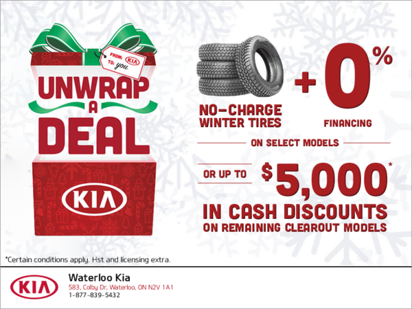Unwrap a Deal with Kia!