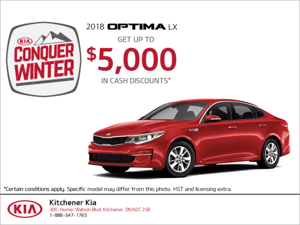 Get the 2018 Kia Optima!