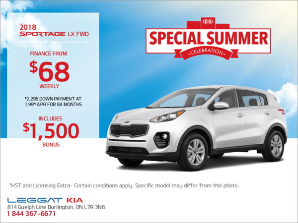 Finance the 2018 Sportage!