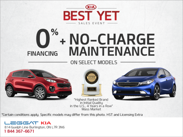Kia Best Yet Sales Event