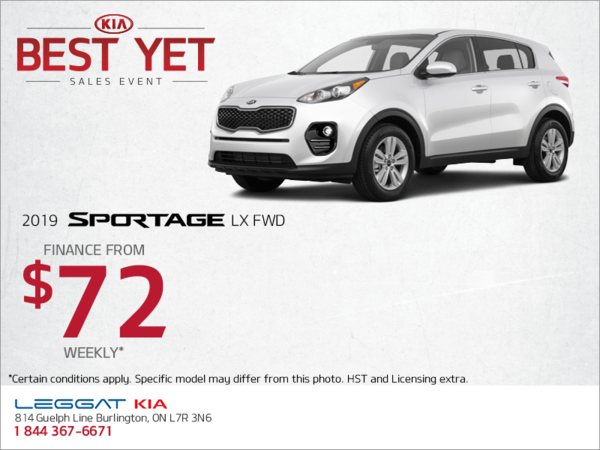 Lease the 2019 Sportage!