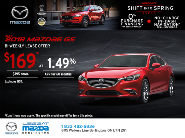 Big Savings on the 2018 Mazda6!
