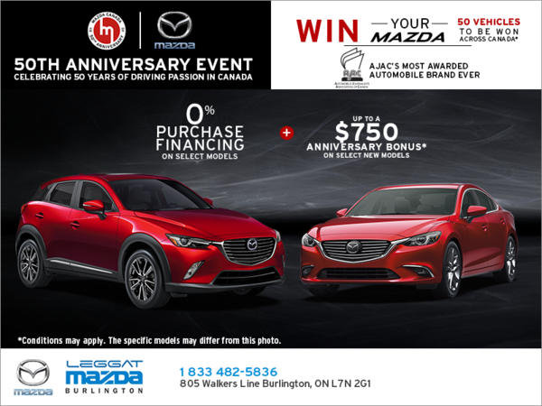 Mazda's 50th anniversary event!