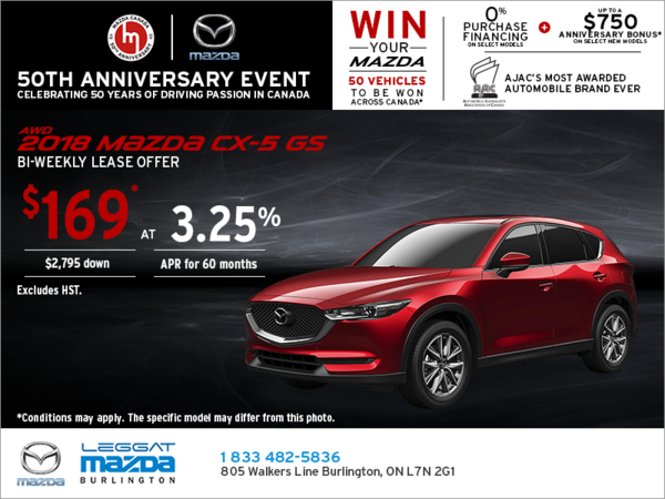 Get the 2018 Mazda CX-5 Today!