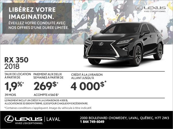 Lexus RX 350 2018