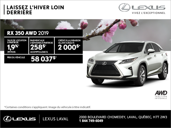 Lexus RX 350 2019